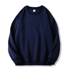 Japanese Basic Style Round Neck Sweater For Men