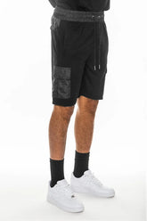 WEIV Men's Full Size Heathered Light Weight Slub Shorts Plus Size - kinko