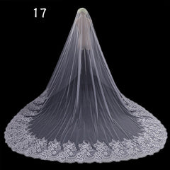 Bride Wedding Master Wedding Veil Long Long Tail - kinko