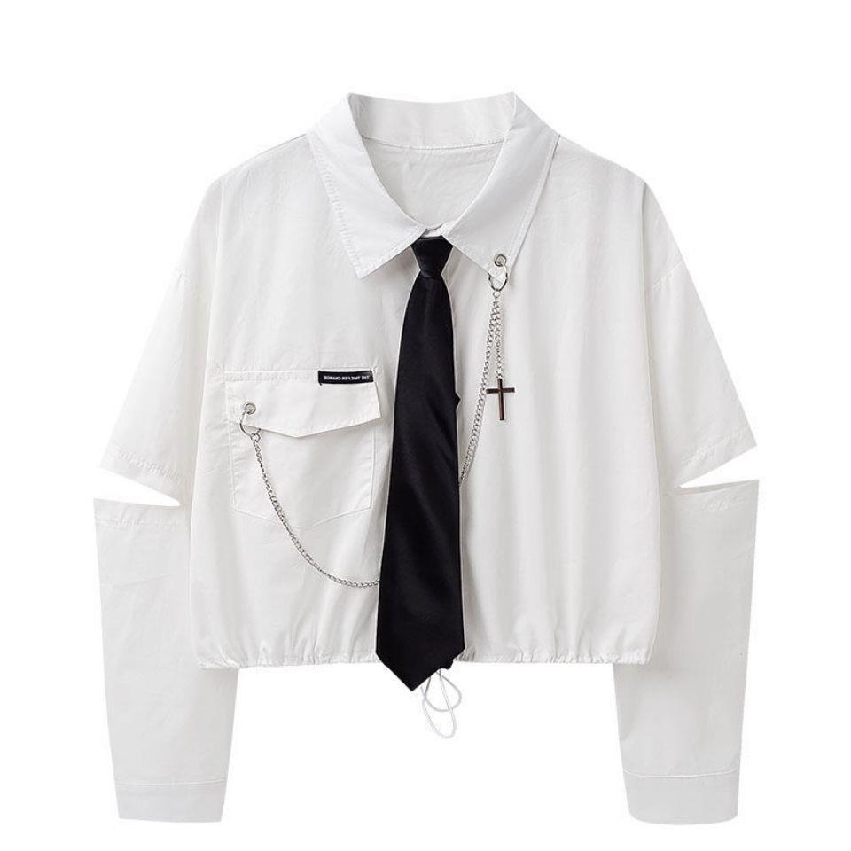 Personalized Women's Shirt Overalls Two-piece Set - kinko