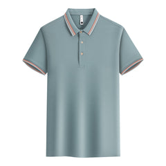Ice Silk Polo Shirt Group Clothes - kinko