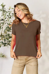 Basic Bae Full Size Round Neck Short Sleeve T-Shirt - kinko