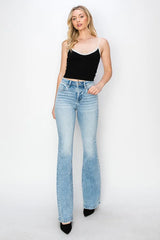 RISEN High Rise Bootcut Jeans - kinko