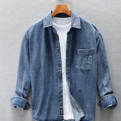Cowboy Shirt Men's Coat Autumn And Winter Casual Versatile - kinko