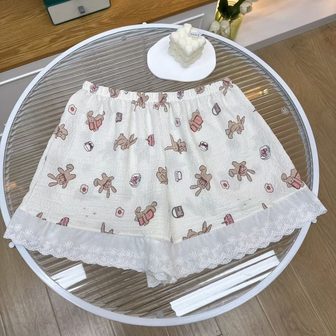 Spring And Summer New Cute Girl Home Shorts - kinko