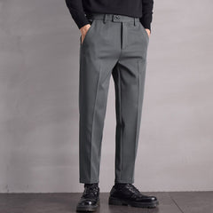 Fall Winter Men Straight Casual Pants