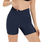 High Waist Swimming Trunks Stretch Slim Fit Trunks - kinko