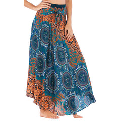 Casual Half-length Beach Vacation Two-way Large Swing Skirt - kinko
