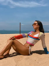 Bikinx Colorblock Hollow Cover Up Without Bikini