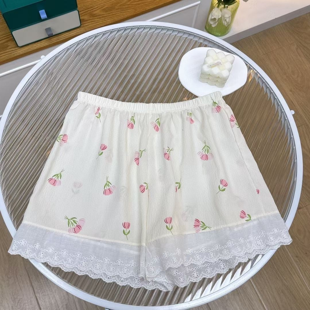 Spring And Summer New Cute Girl Home Shorts - kinko