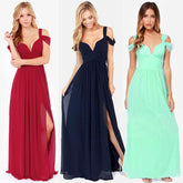 Long Floor Length Elegant Greek Style Pleated Dress - kinko