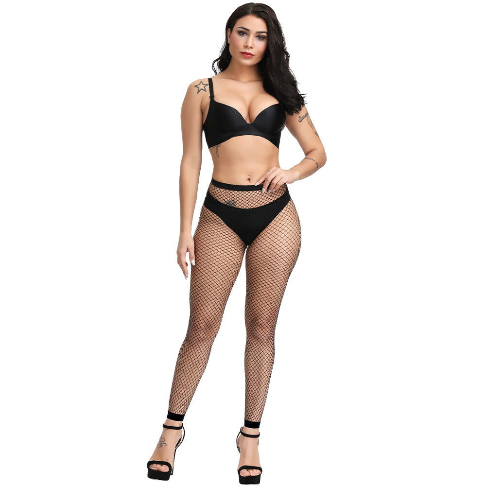 Women's Simple Hollow Cropped Leggings - kinko