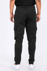 WEIV Men's Full Size Cargo Jogger Sweats Plus Size - kinko