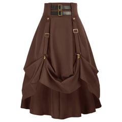 Medieval Costume Women's Steambeer Festival Punk Skirt - kinko