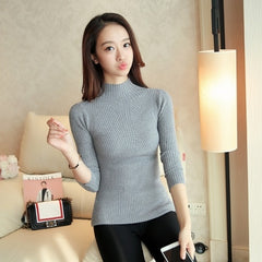 Damen-Rollkragenpullover für Herbst und Winter