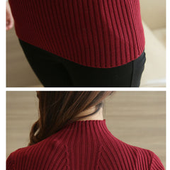 Damen-Rollkragenpullover für Herbst und Winter