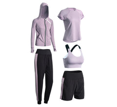 Sportanzug für Damen Herbst Winter Lockerer Netzstoff Prominente Sexy Figurformend Fitnessstudio Schnelltrocknend Laufen Professionell High-End Yoga Kleidung für Damen