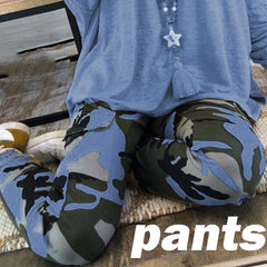 Camouflage Plus Size Casual Trousers Women New Casual Pants Women Fall Winter