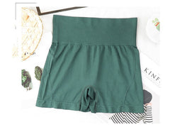 Nahtlose, hochtaillierte, eng anliegende Sport-Yogahose/Shorts für Damen, schnelltrocknend