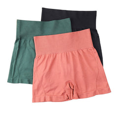 Nahtlose, hochtaillierte, eng anliegende Sport-Yogahose/Shorts für Damen, schnelltrocknend