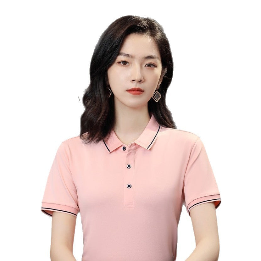 Beautician Short-sleeved Work Clothes Polo Shirt - kinko
