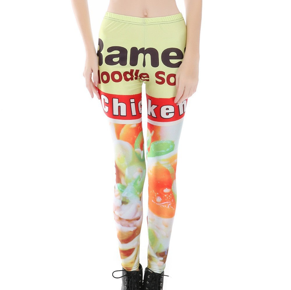 Women's Sports Workout Elastic Hip Lift Leggings - kinko