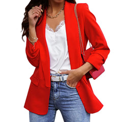 Elegant Blazer For Women Loose Blazer Jackets - kinko