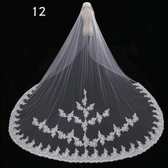 Bride Wedding Master Wedding Veil Long Long Tail - kinko
