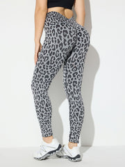Leopard Print Yoga Pants - kinko