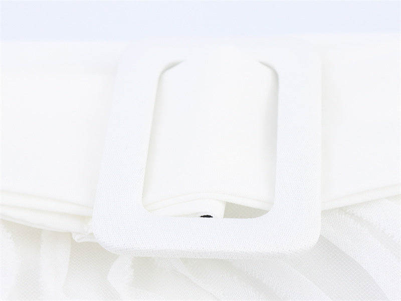 Texture Simple Style Women's Overskirt - kinko