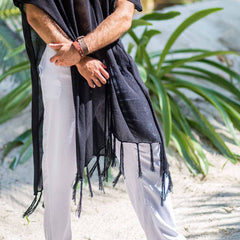 Men's Tassel Beachwear Pullover Blouse