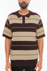 WEIV Men's Full Size Charlie Brown Shirt Short Sleeve Polo Plus Size - kinko
