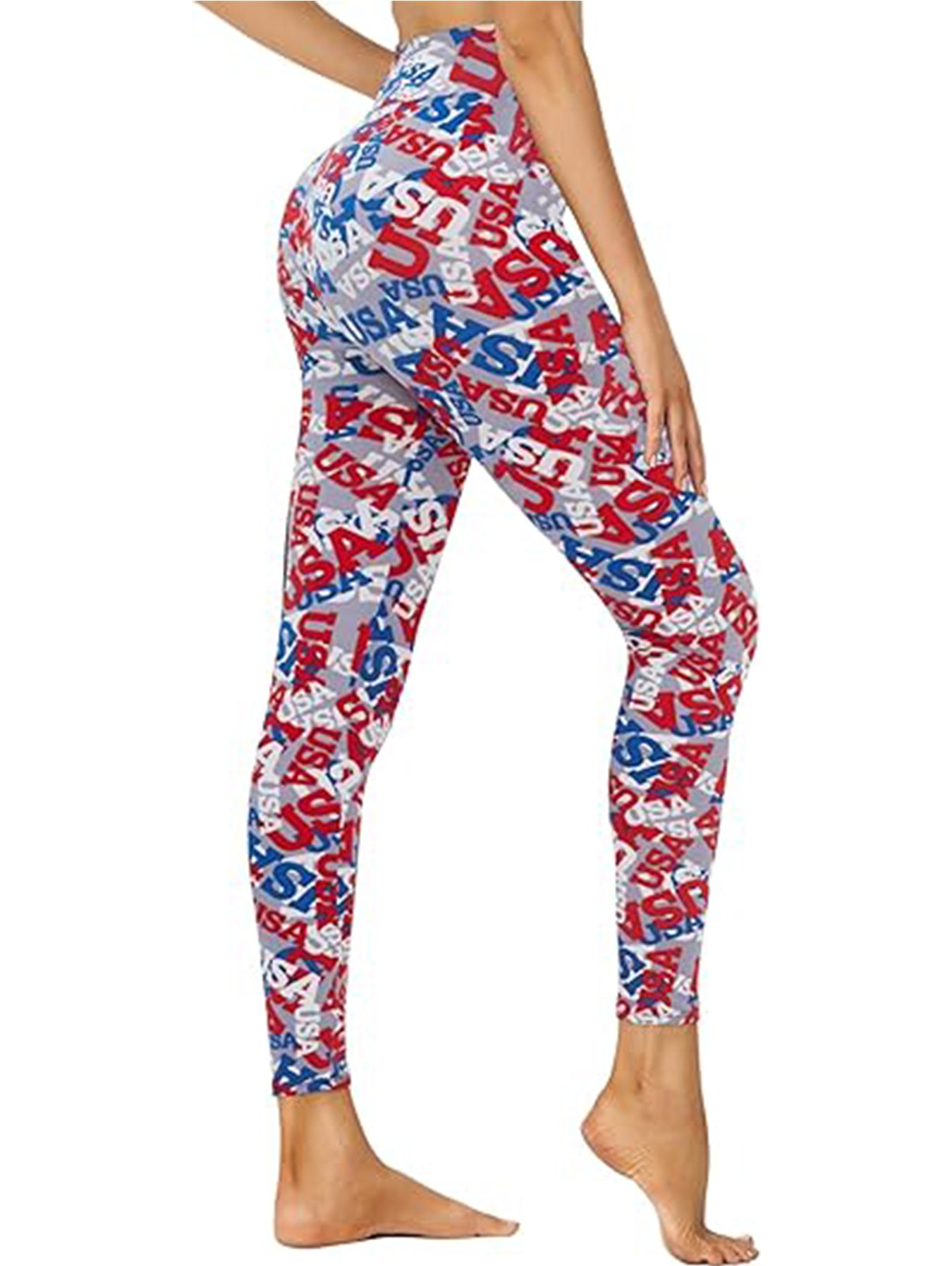 Leggings - Cropped High-rise Print USA - kinko
