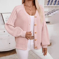 Lantern Sleeve Sweater Women's Sweater