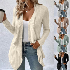 Cardigan Long Sleeve Sweater Casual Women's Clothing - kinko
