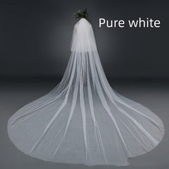Bridal Wedding Veil Widened Tail - kinko