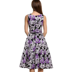 Vintage print dress - kinko