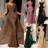 Women's Dance Lace Party Evening Dress - kinko