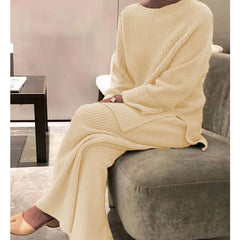 Knit Casual Two-piece Knitted Sweater - kinko