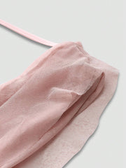 Elegant Solid-Colored Ribbon Wedding & Party Dress - kinko