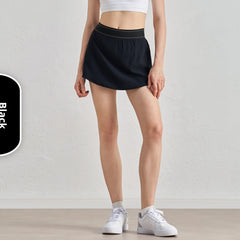 Cool And Refreshing Sense Sun Protection Yoga Comfort And Casual Lining Compression Pants Design Tennis Skirt Female - kinko