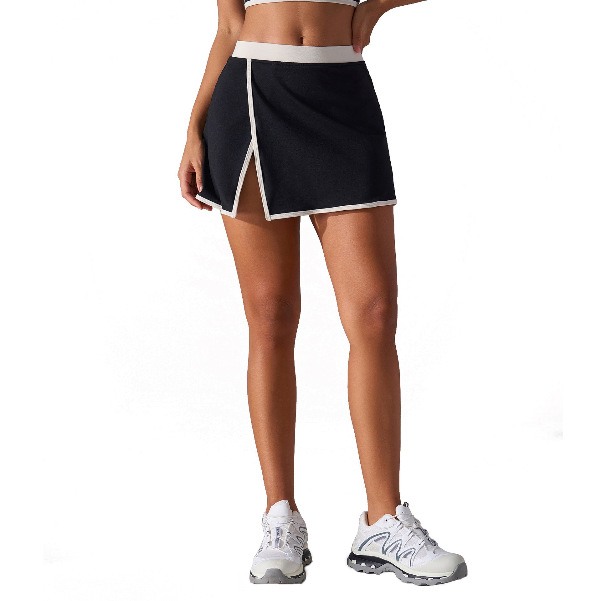 Outdoor Fitness Split A- Line Sports Skirt - kinko