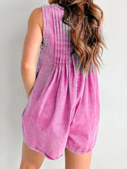 Tied Romper with Pockets - kinko