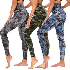 Leggings - Cropped High-rise Print 3 Pieces - kinko