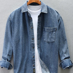 Cowboy Shirt Men's Coat Autumn And Winter Casual Versatile - kinko