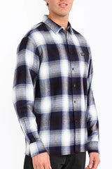 WEIV Men's Full Size Plaid Long Sleeve Flannel Shirt Plus Size - kinko