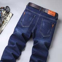Men's Jeans Men's Loose Straight Stretch Long - kinko