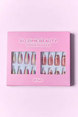 SO PINK BEAUTY Press On Nails 2 Packs - kinko