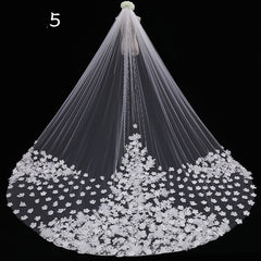 Bride Wedding Master Wedding Veil Long Long Tail - kinko