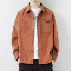 Corduroy Jacket Men's Casual Long-sleeved Shirt - kinko